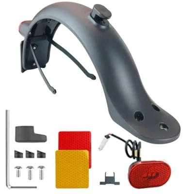 Image de Baisirui Garde Boue Trottinette Electrique Pour Xiaomi Mijia M365 1s Essential Pro 2 Mi Electric Scooter Avec support Métallique Accessoire