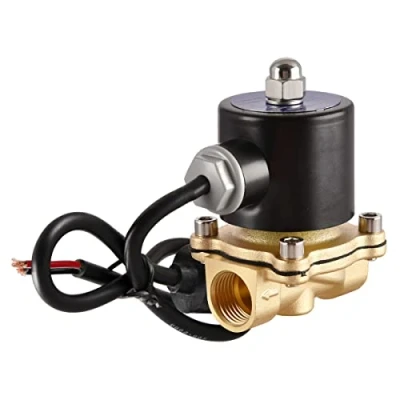 Image de Heschen Électrovanne électrique en laiton, 2W 160 15J, PT1/2&#039;&#039;, AC220V, eau à Action directe, vanne de remplacement normalement fermée