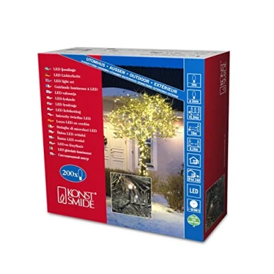 Image de Guirlandes Lumineuses Extérieures KONSTSMIDE 3613 110 200 LED Blanches Technologie