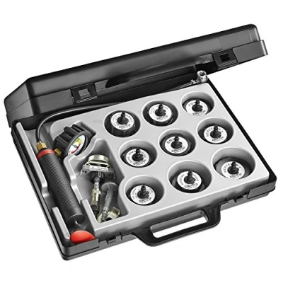 Image de FACOM Contrôleur de Circuit Refroidissement avec 14 Adaptateurs, Bouchons 920B Pompe Manuel 0 à 2,5 Bars Compatible Plusieurs Véhicules Automobiles Outillage Main