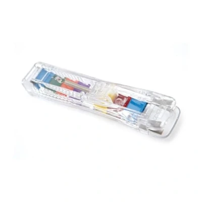 Image de Rapesco RC4025MC Supaclip 40 Distributeur Transparent avec 25 Pinces en Couleurs Assorties