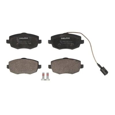Image de DELPHI LP2064 Jeu de plaquettes frein contact signal d&#039;usure inclus avec tôle anti bruit accessoires LANCIA: Ypsilon II