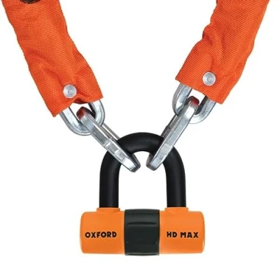Image de OXFORD LK145 Verrou de chaîne en forme d&#039;animal Orange 1,5 m