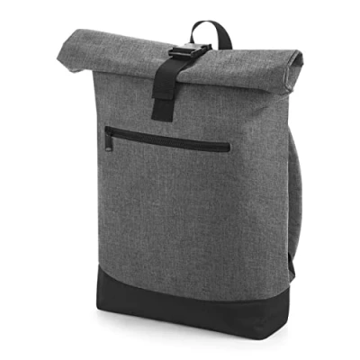 Image de Sac à dos roll top compartiment ordinateur BG855 gris