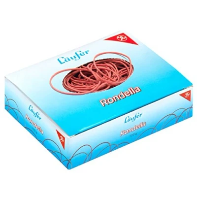 Image de Läufer 50747 élastiques Rondella No. 15, diamètre 100 mm, carton de 100g, rouge, particulièrement durable