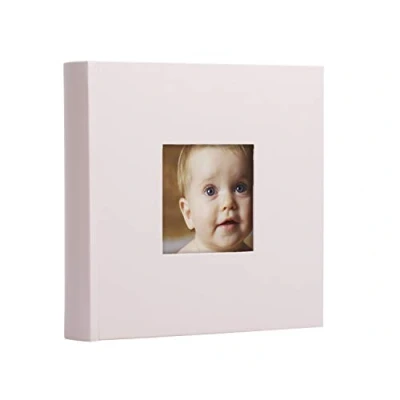 Image de Pearhead Baby Photo Album, Memory Book Keepsake, Girl Book, Light Pink