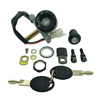 Image de one by camamoto Complete Ignition Key Lock kit (cod 77208100 Compatible avec Aprilia Habana/Mojito 50 125 150cc ref. orig. AP8202149)