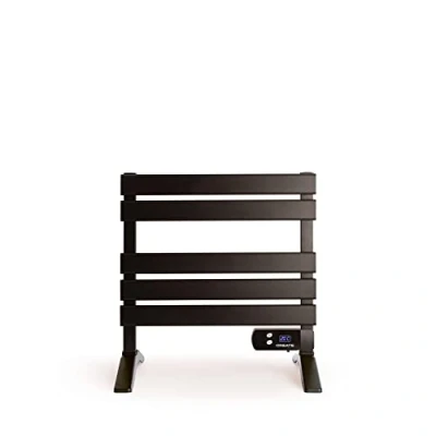 Image de CREATE / Warm Towel Mini 150W Sèche Serviettes électrique Noire avec Pieds/ 52,3x8x55,8cm à Faible consommation, Ultra Silencieux, Mince