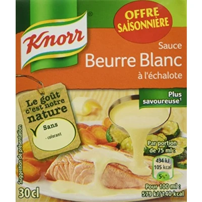 Image de Knorr Sauce Beurre Blanc 30 cl 300 ml Lot de 4