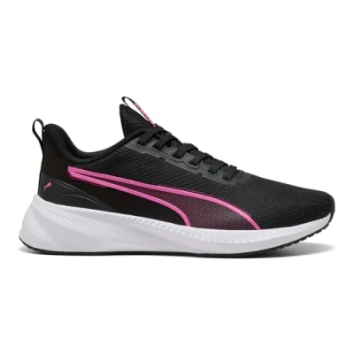 Image de PUMA Mixte Flyer Lite 3 Chaussure de Course sur Route, Pixel Noir et Rose, 48.5 EU