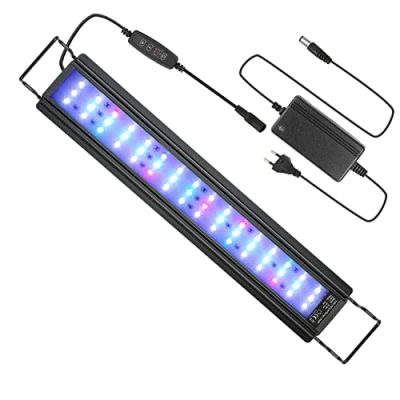 Image de EINFEBEN Éclairage d&#039;aquarium LED, éclairage LED RGB pour plantes aquatiques de 50 à 70 cm et aquariums d&#039;eau douce, dimmable