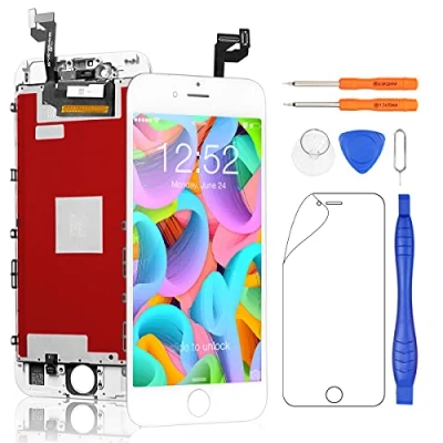 Image de Yodoit Ecran pour iPhone 6s LCD Tactile Vitre Touch Remplacement Assemblé avec Kit de Réparation (4,7 Pouces Blanc)