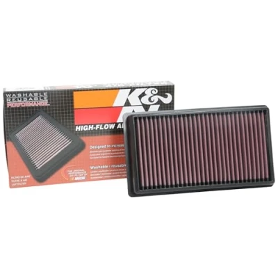 Image de K&amp;N 33 3122 Filtre à Air du Moteur: Haute Performance, Premium, Lavable, de Remplacement, Plus Pouvoir, 2014 2019 (C4 SpaceTourer, Jumpy, 3008, 308, 5008, 508, Expert, Traveller, ProAce)