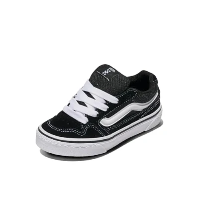 Image de Vans Mixte Enfant Caldrone, Suede Mesh Black White, 38.5 EU
