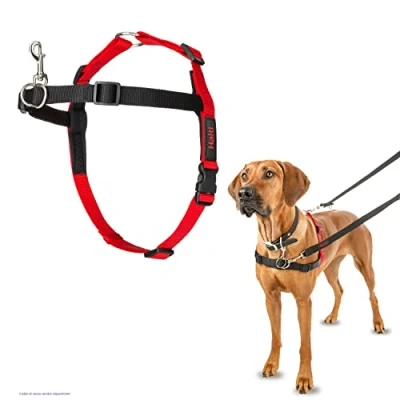 Image de Harnais de contrôle HALTI, Taille L, pour que votre chien arrête tirer sur sa laisse, Design léger et les sangles rembourrées en neoprene, anti traction grand chiens