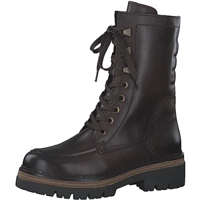 Image de MARCO TOZZI Femme 2 26211 41 Bottes à Lacets, café, 40 EU