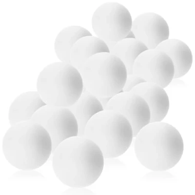Image de com four® balles de Tennis Table 24x, Blanches Taille Standard, Jeu pour ping Pong, bière Pong et Table, d&#039;entraînement 40 mm
