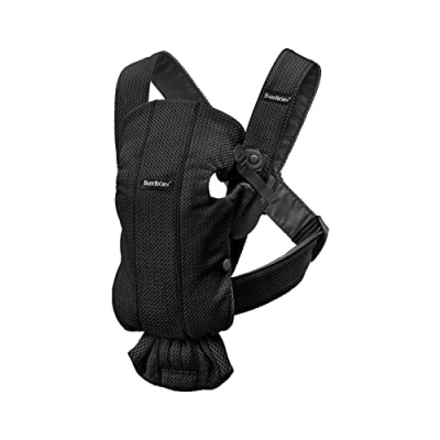 Image de BabyBjörn Porte bébé Mini, Mesh 3D, Noir