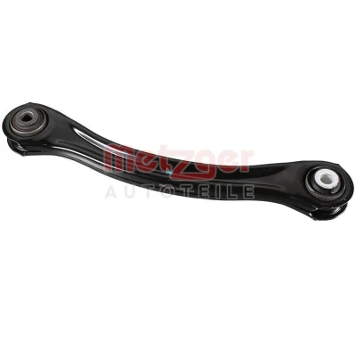 Image de METZGER 58174003 Bras de suspension avec support en caoutchouc Essieu arrière gauche, supérieur, centre barre oscillant transversal Tôle d&#039;acier