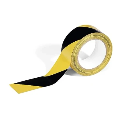 Image de Durable Duraline Basic 50/016 Ruban de marquage pour objets et surfaces Jaune/noir 50 mm x 33 m
