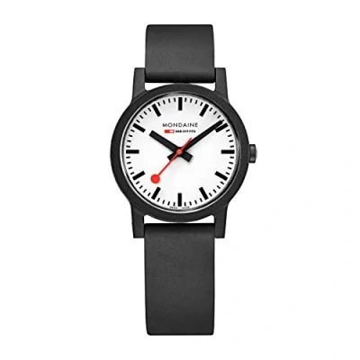 Image de Mondaine Femme Analogique Classique Quartz Montre avec Bracelet en Caoutchouc MS1.32110.RB