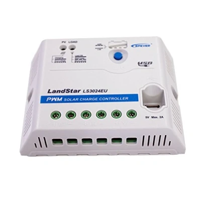 Image de EPEVER PWM régulateur de charge 30A 12 / 24V, solaire avec connexion USB,LS3024EU