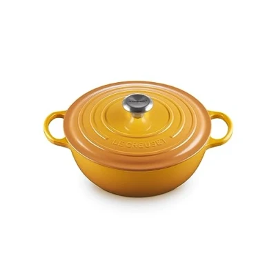 Image de Le Creuset Marmite Signature en Fonte Émaillée avec Couvercle, 26 cm, Ronde, 4 L, 4.255 kg, Nectar, 21114266724430