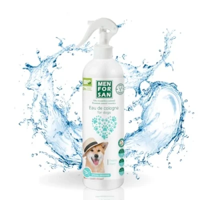 Image de MENFORSAN Eau de Cologne Fresh pour chiens 500ml, parfum intense et rafraîchissant, effet désodorisant
