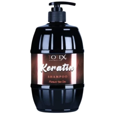 Image de TOTEX Shampooing à la Kératine Soin Capillaire Premium, Hydratation Intense, Nourrissant, Réparation Rapide des Cheveux Abîmés Convient Tous les Types de 750 ml