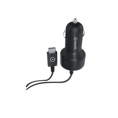 Image de Muvit MGSL300 chargeur d&#039;appareils mobiles Consoles portables Noir Allume cigare Charge rapide Auto Neuf