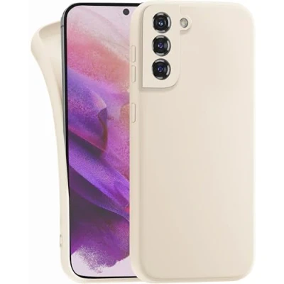 Image de MyGadget Coque pour Samsung Galaxy S21 Plus Case TPU Souple &amp; Soft Cover Protection Extra Fine Légère Étui Coloré Anti Choc et Rayures Crème