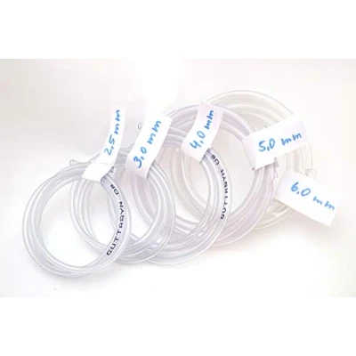 Image de Tuyau de carburant transparent (4,00 ?/m) 1 m x intérieur 2,5 3 4 5 6 mm