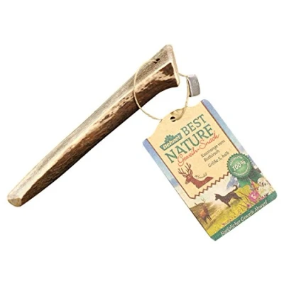 Image de Dehner Best Nature Chien Snack, kaustange, Bois de cerf, Semi, S