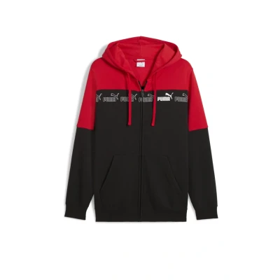 Image de Puma Around THE Block Sweat zippé, Homme, Taille: Small, For all time red