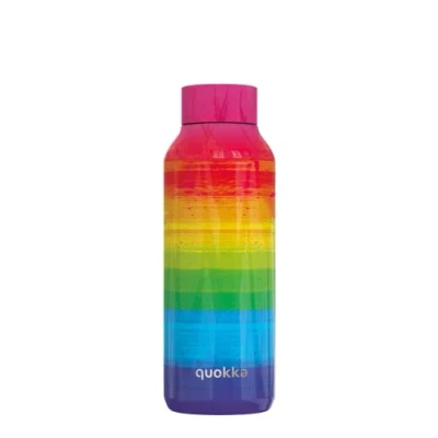 Image de Quokka Solid LGTBIQ+ Pride 510 ML Bouteille d&#039;eau en Acier Inoxydable avec Isolation par Double Paroi Gourde Reutilisable sans BPA maintient Le Liquide Froid jusqu&#039;à 24h, Chaud 12h