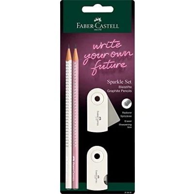 Image de FABER CASTELL Sparkle 218481 Set d&#039;écriture Rose/noix de coco (rose/coconut)