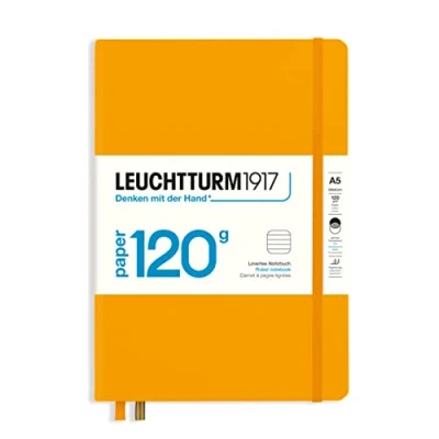 Image de LEUCHTTURM1917 367127 Carnet de notes Medium (A5), EDITION 120, Couverture rigide, 203 pages num., Rising Sun, ligné
