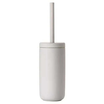 Image de Zone Denmark Brosse Toilettes WC Ume 10 x 38,7 cm Grés Design Japonais ÉLéGant Coupe Interne pour Drainage ́ Blanc