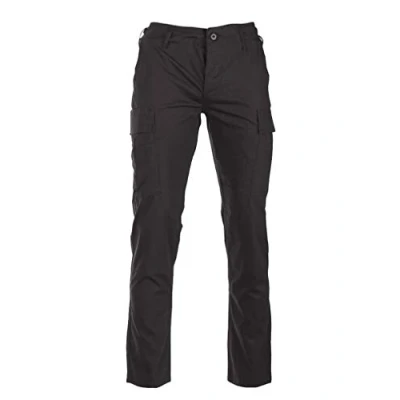 Image de Mil Tec Homme Us Bdu R/S &#039;Slim Fit&#039; Noir Pantalons, Noir, Taille unique EU