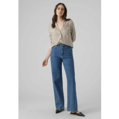 Image de Vero Moda Bumpy NEW NOOS Chemisier, Femme, Taille: XS, Brown lentil