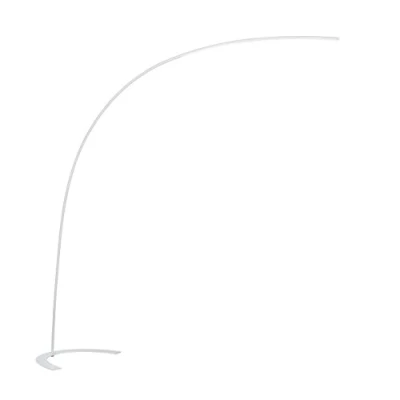 Image de TRIO, Lampadaire, Shanghai incl. 1 x LED,SMD,18,0 Watt,3000K,1800 Lm. Corps: metal, Blanc L:65,0cm, H:210,0cm, P:200,0cm IP20,Variateur intégré
