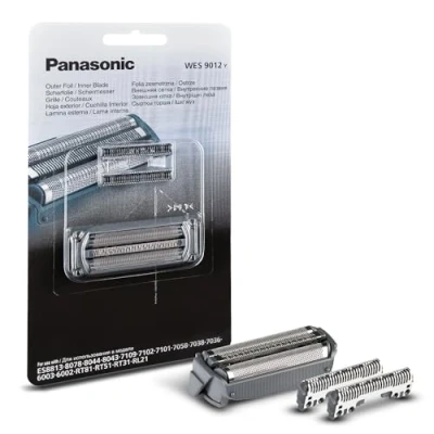Image de Panasonic WES9012Y1361 Lames de Rechange pour Rasoirs Electriques ES RT81, RT51, RT31 &amp; RL21, Lot Mixte, Système à 3 Lames, Acier Inoxydable Japonais Avancé, Résistant l&#039;Eau