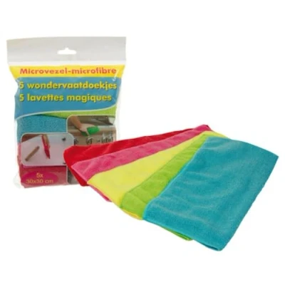 Image de TISSAGES DE BEAULIEU LOT 5 LAVETTES MICROFIBRES 32 x cm Marque