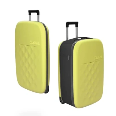 Image de Rollink VEGA II Faltbarer 2ROLLEN Kabinen S 55 CM Valise à roulettes, Taille: One Size, Yellow iris