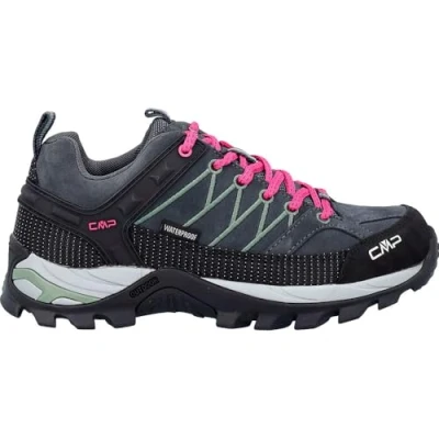 Image de CMP Rigel Low WMN Trekking Shoes WP Femme Chaussures de randonnée, Anthracite Mineral Green, 40 EU