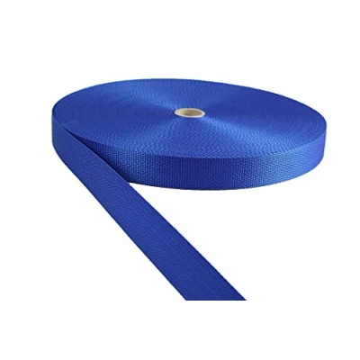 Image de Sangle en polypropylène bleu 25 mm de large 50 m