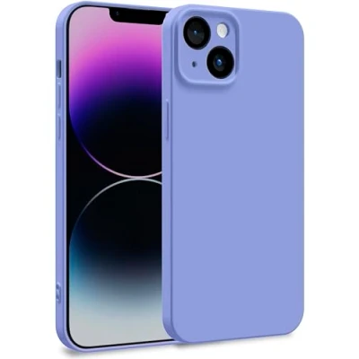 Image de MyGadget Coque pour iPhone 14 Plus Case Protection Rigide Anti Choc avec Doublure Microfibre Lila