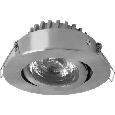 Image de Megaman Luminaire LED encastré Rico 6,5 W acier brossé