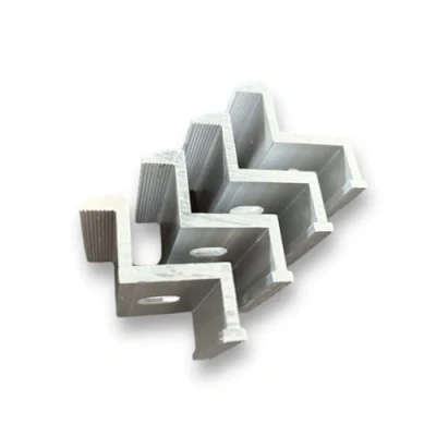 Image de NELI Lot de 4 supports (pince d&#039;extrémité) pour module solaire/PV avec trou oblong, pince fixation, solaire, support PV, (35 mm)