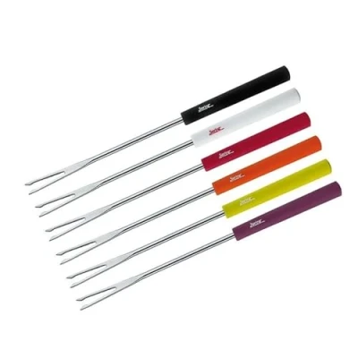 Image de Spring 2690260606 Basic Set de 6 piques à fondue pour savoyarde Multicolore